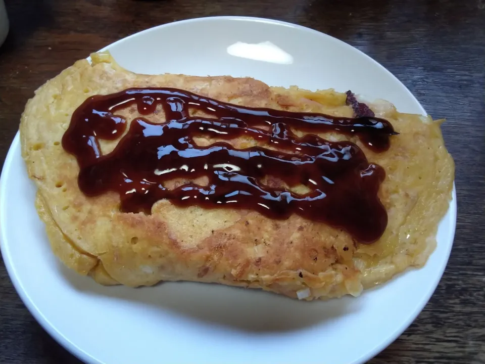 Snapdishの料理写真:どろ焼き風たこ焼き🐙|にんにくと唐辛子が特に好き❤️(元シャリマー)さん