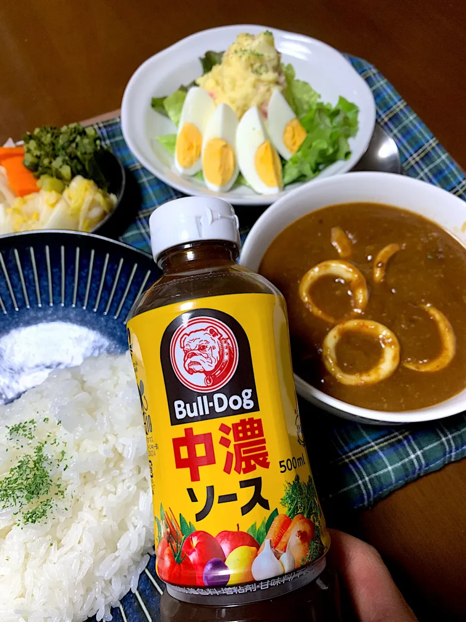 カレーの隠し味に、ブルドック中濃ソース入れたら、美味しいカレーになりました|まさこさん