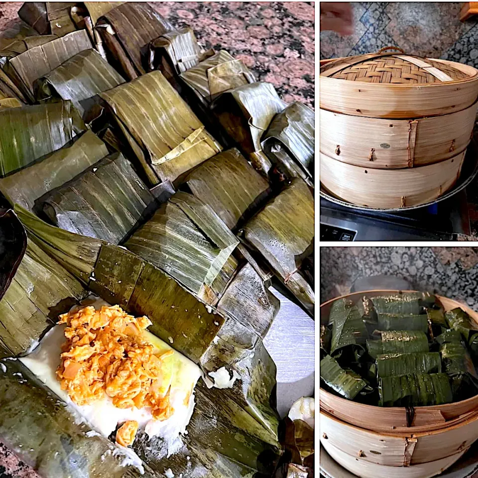 Steamed Filipino tamales|🌺IAnneさん