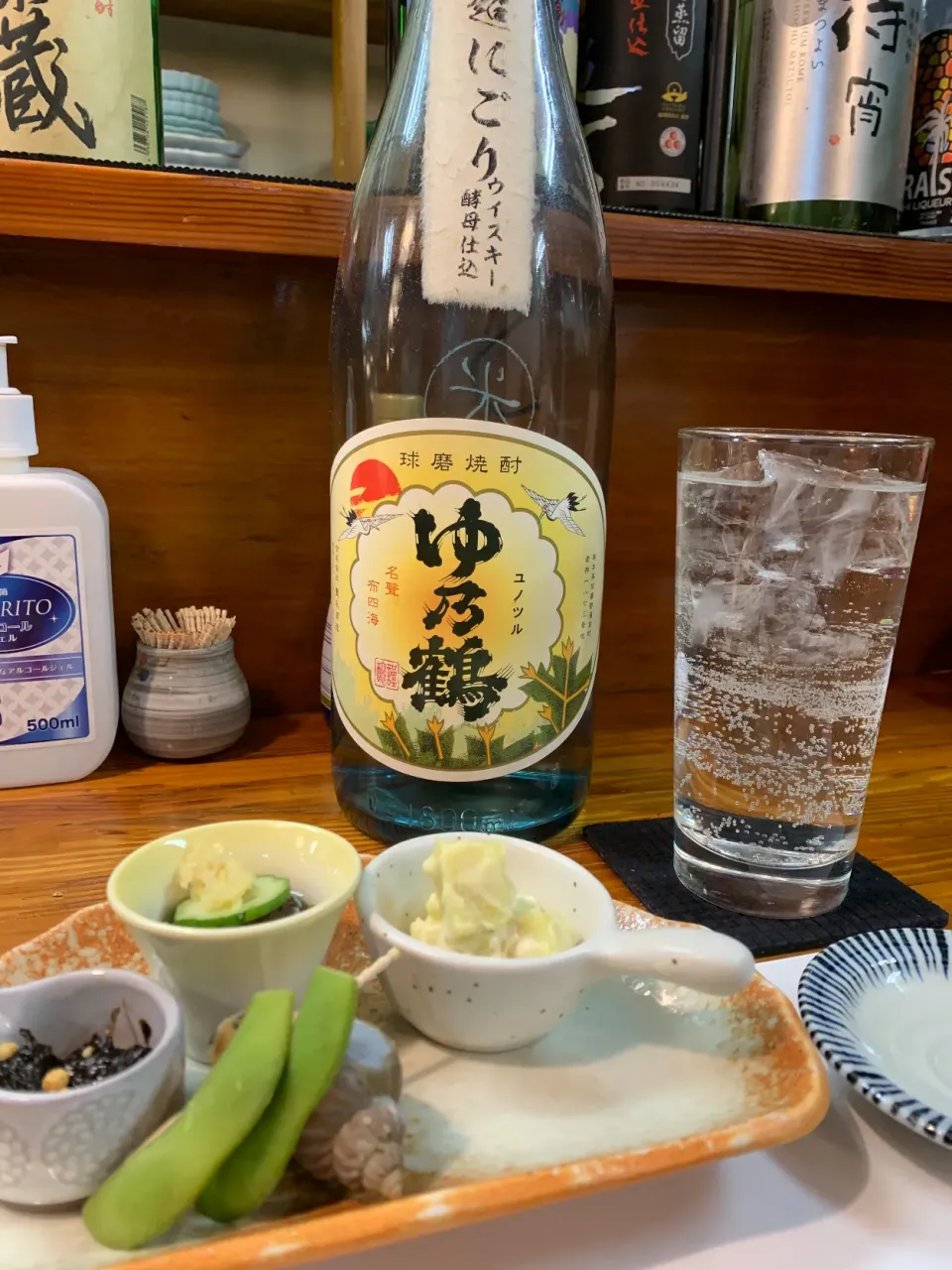 Snapdishの料理写真:球磨焼酎 ゆ乃鶴  超にごり ウイスキー酵母　　　　　#飲酒記録　22Dec.2023|KimaLABOさん