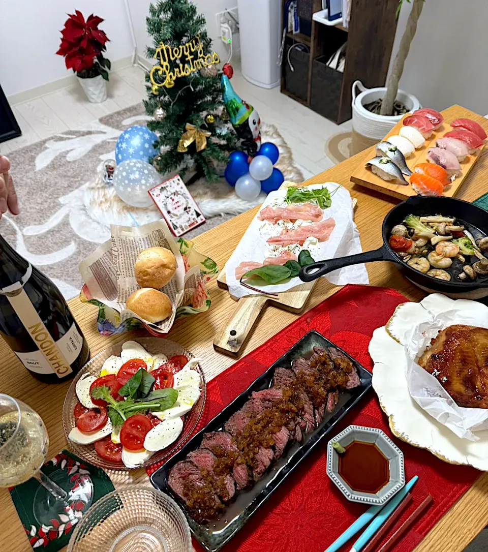 Snapdishの料理写真:🎄娘ちゃんクリスマスホームパーティー🎄|henryさん