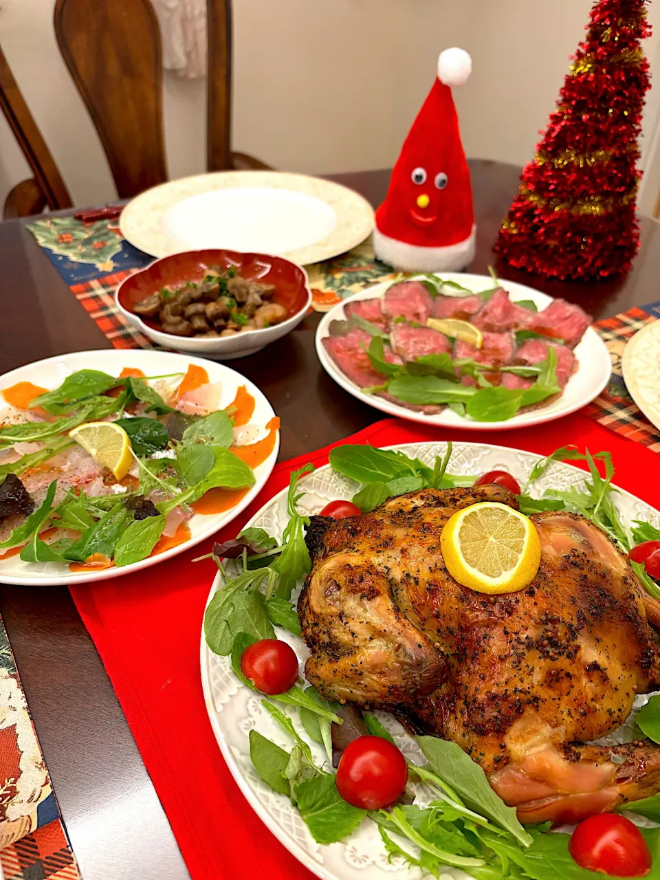 クリスマスの夕食🎄|インコさんさん