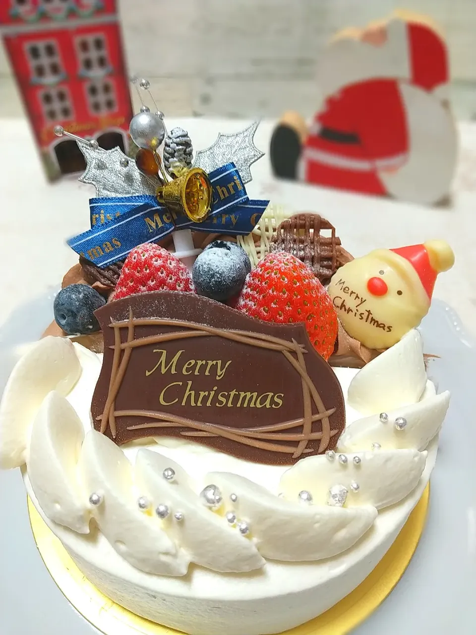 ☆今日のおやつ☆  クリスマスケーキ|hamamaさん