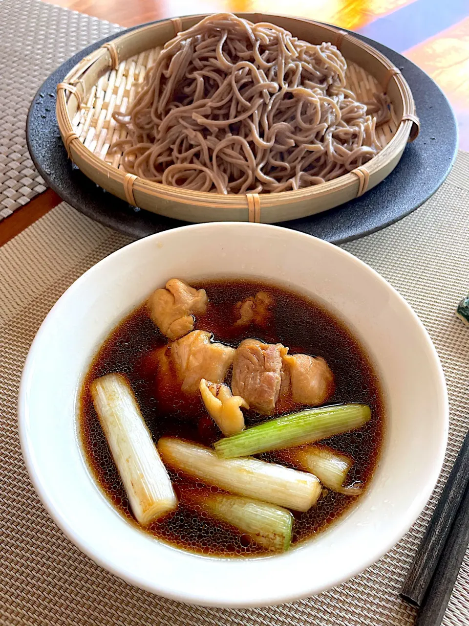 Snapdishの料理写真:鴨出汁の鳥南蛮つけ蕎麦🦆|なお🅿️さん