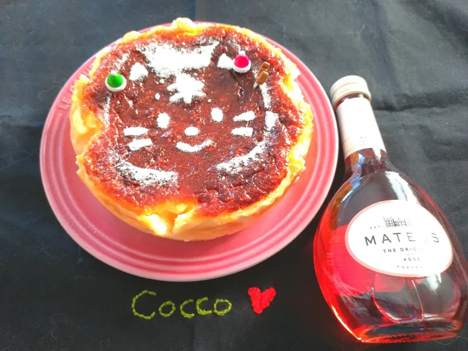 バスクチーズケーキ・クリスマスバージョン✨|cocco+さん