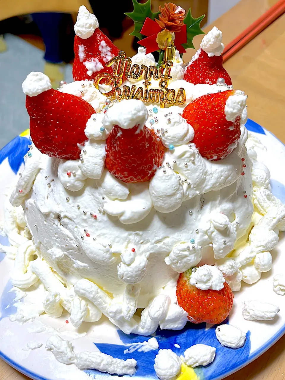 ムスメたち作　クリスマス🎄ケーキ🎄|まつさん