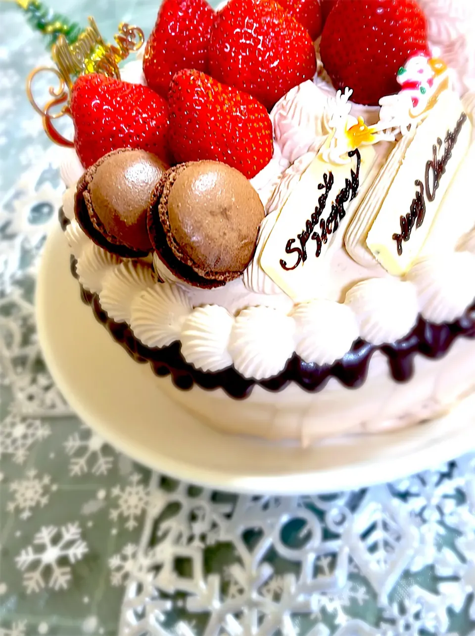 Snapdishの料理写真:🎄Christmas cake🎄|U・x・Uchokoさん