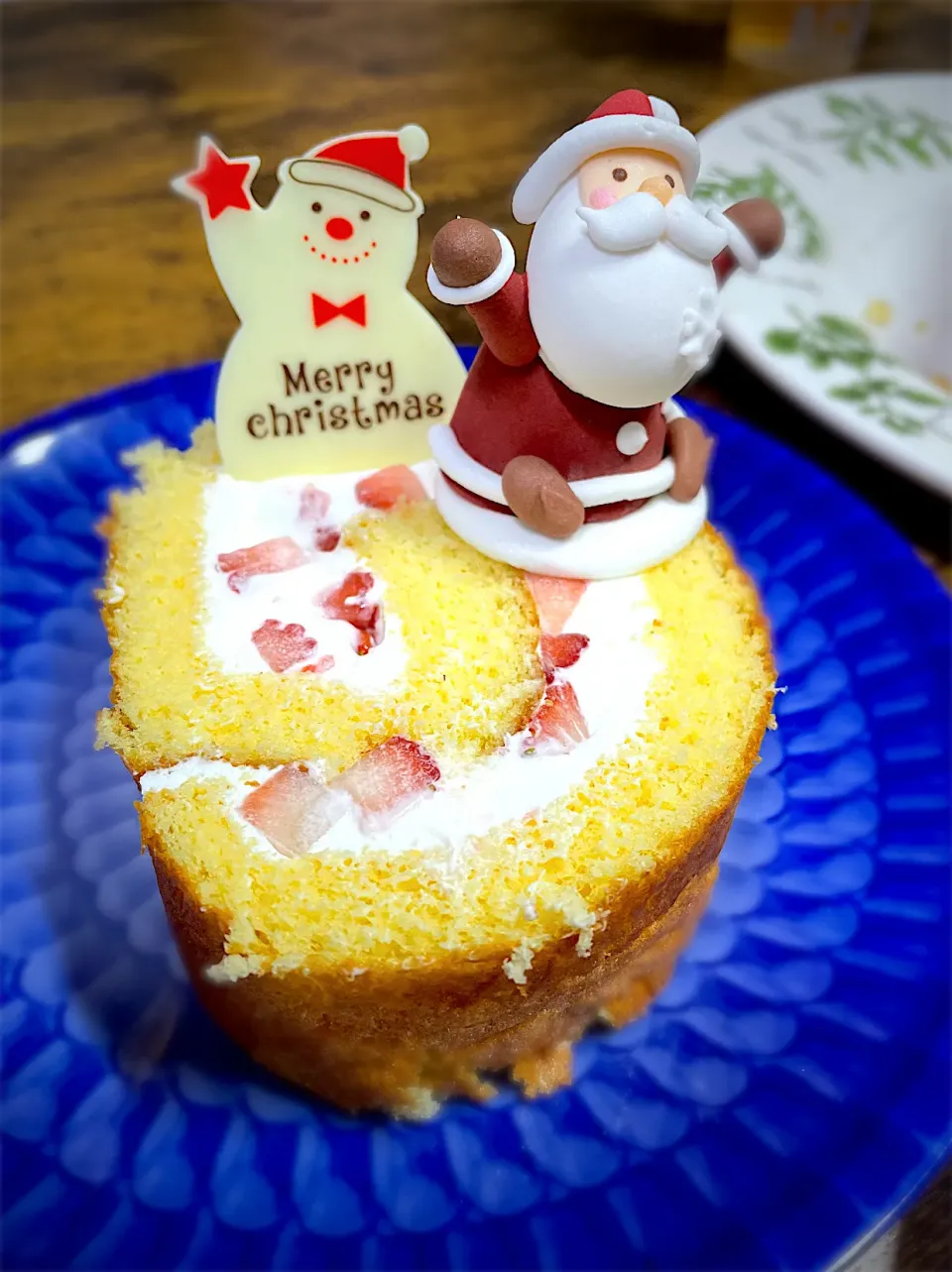 子ども達と完成させたXmasケーキ🎄|maSami＊さん