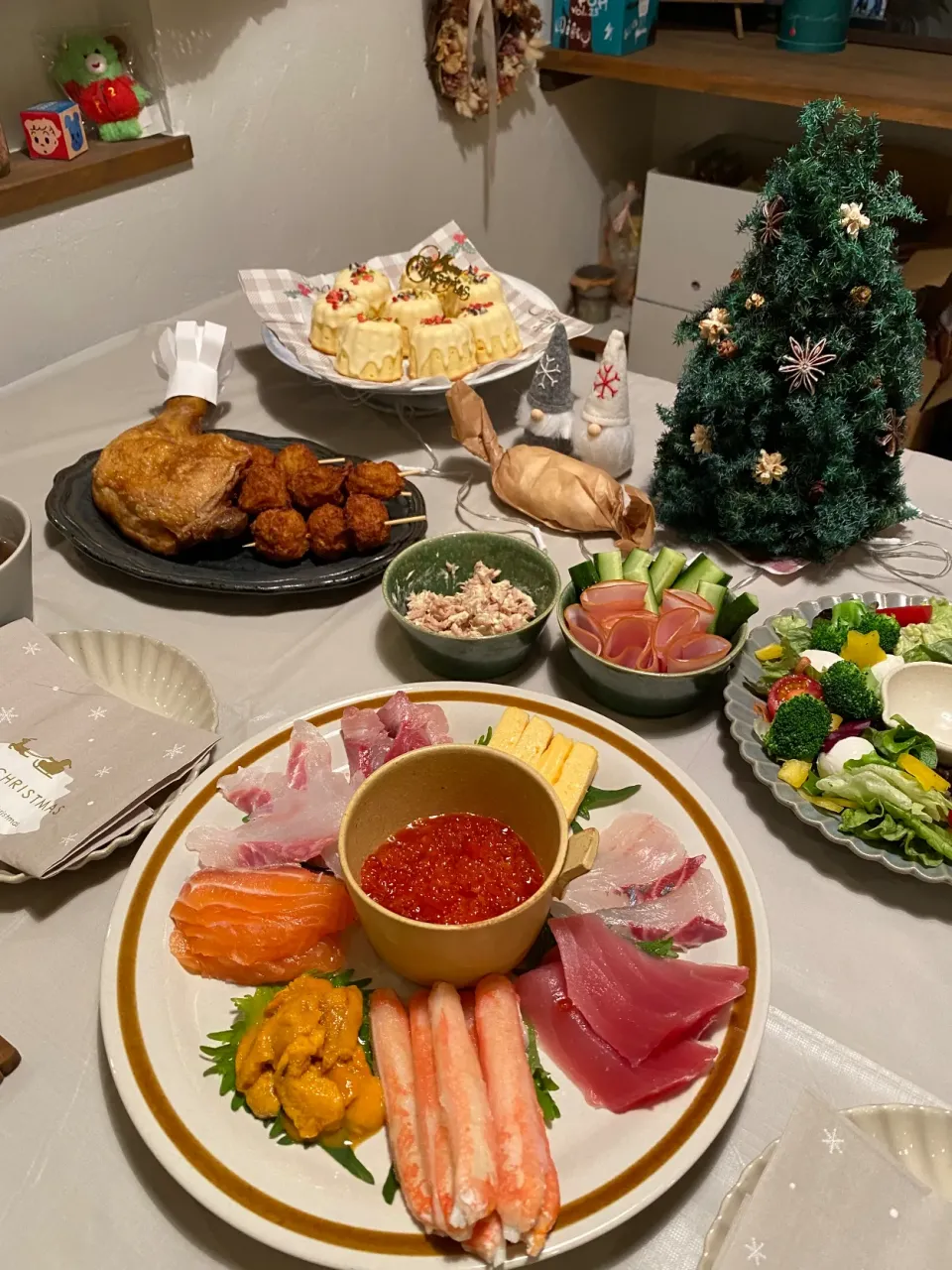 クリスマス手巻きディナー🎄🍽️|konopiiさん