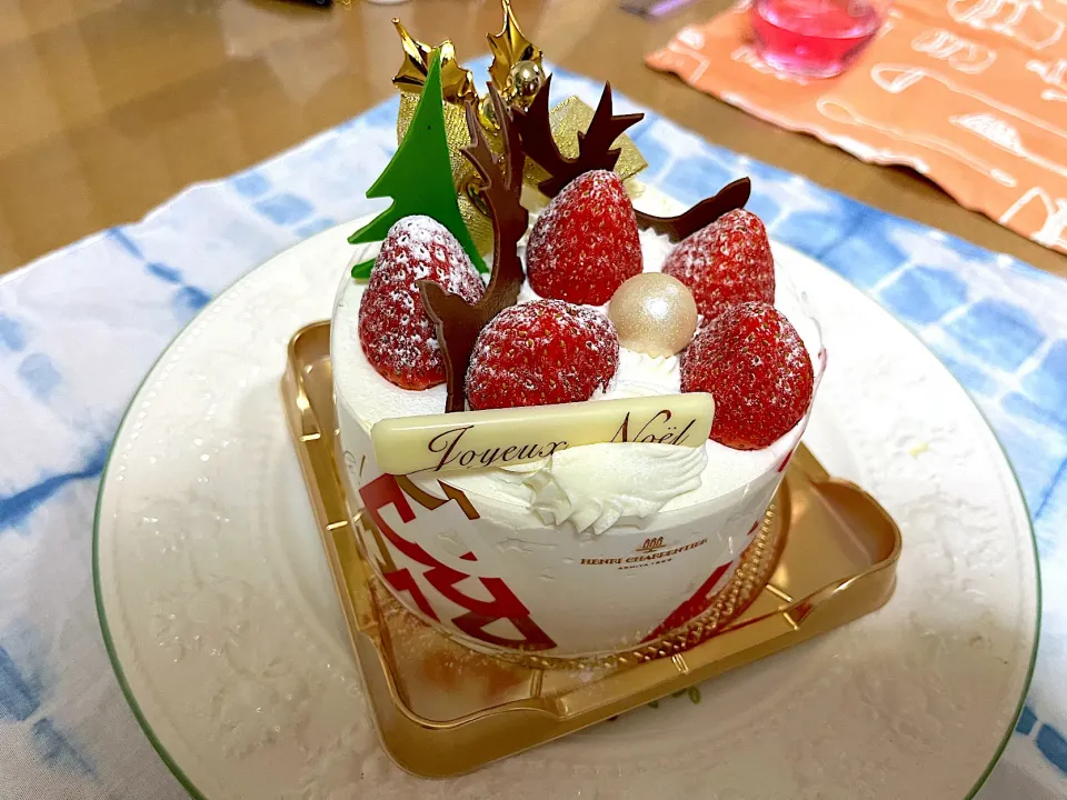 Snapdishの料理写真:クリスマスケーキ🍰|えいぽんさん