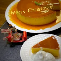 Snapdishの料理写真:こっくりかぼちゃのプリンケーキ🍮🎄|rikorikoさん