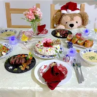 Snapdishの料理写真:クリスマスディナー|りんさん