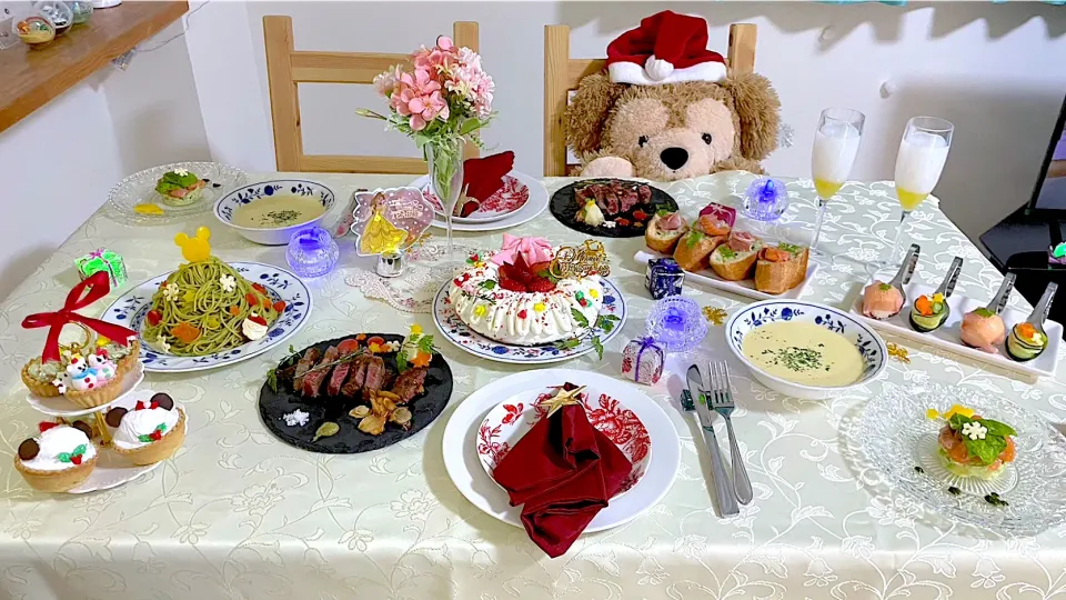 Snapdishの料理写真:クリスマスディナー|りんさん