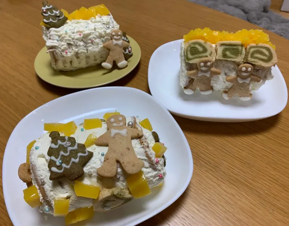 Snapdishの料理写真:ビスケットケーキ|みみりんさん