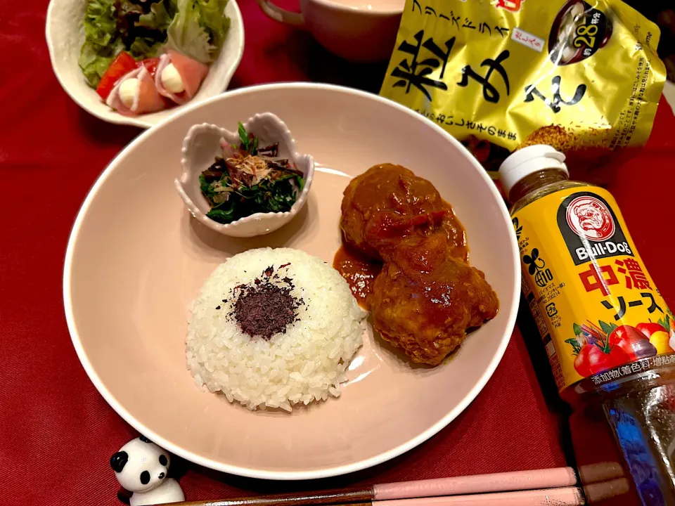 クリスマスイヴイヴはハンバーグディナー🍽️|こずりんさん