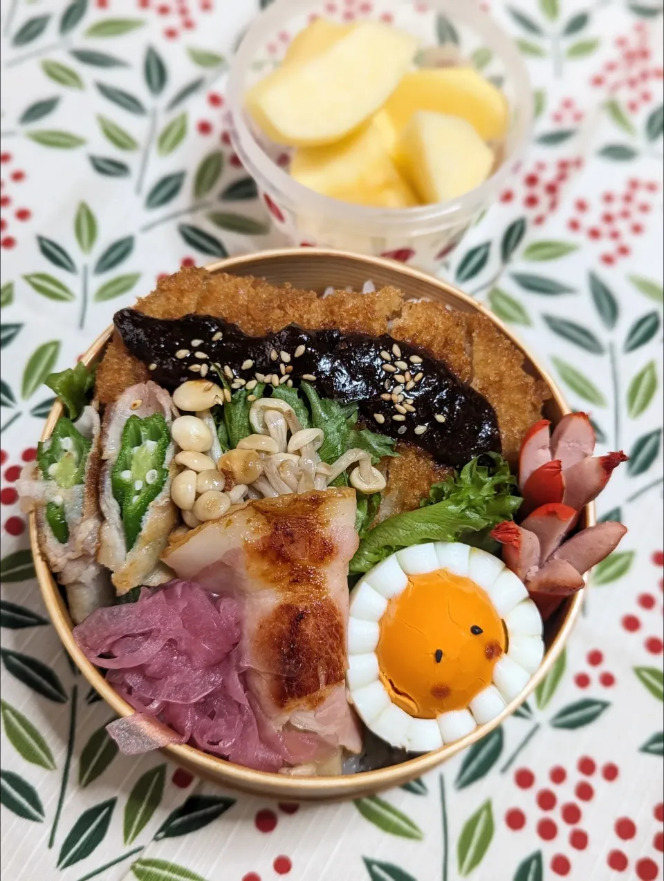 本日のお弁当〜とんかつ弁当〜|f.1125beさん