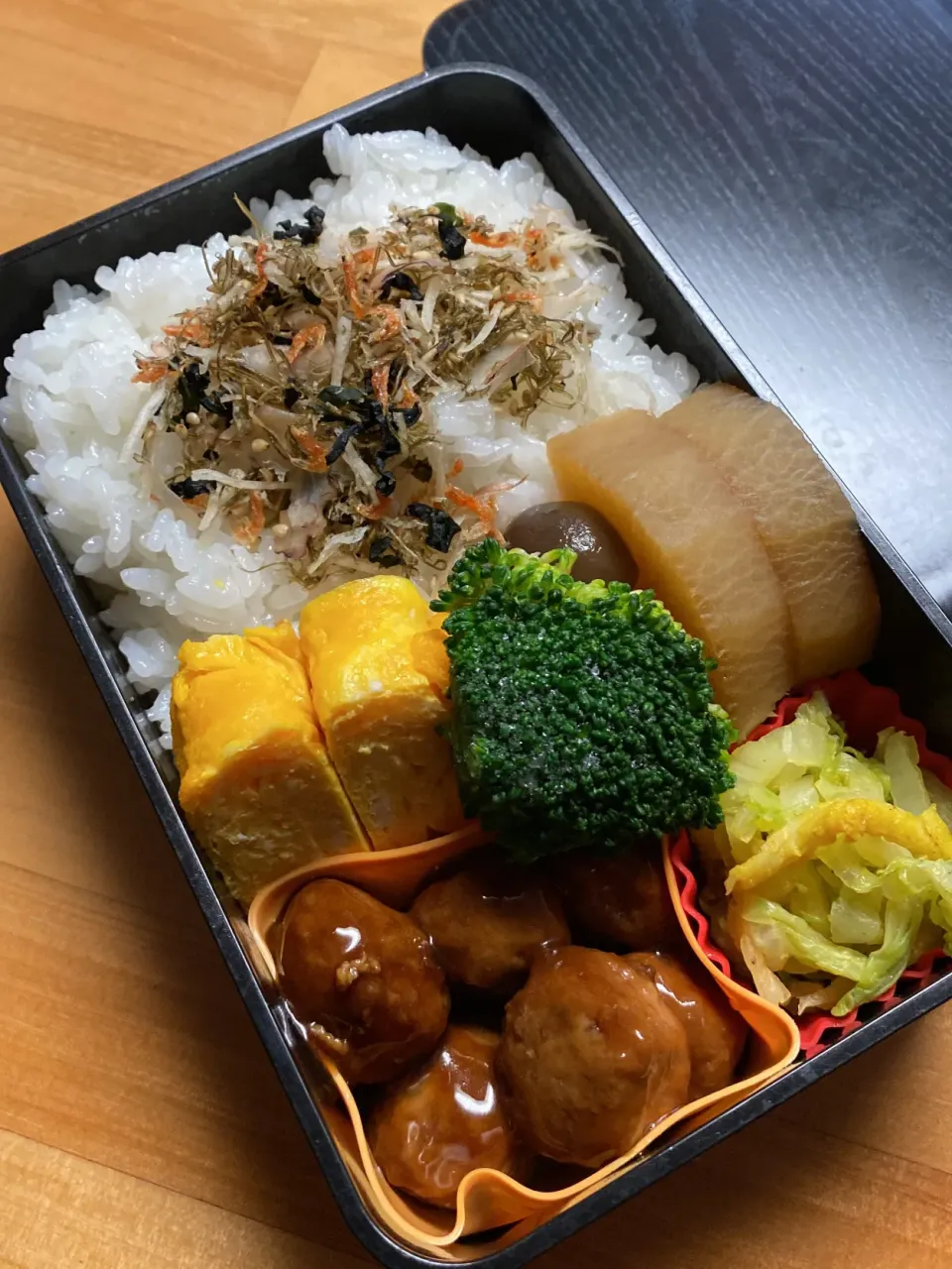 Snapdishの料理写真:旦那氏の夜勤弁当|aru_sakazakさん