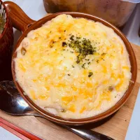 Snapdishの料理写真:大豆ミートのミートソースと豆乳ホワイトソースのWドリア|あいあいさん