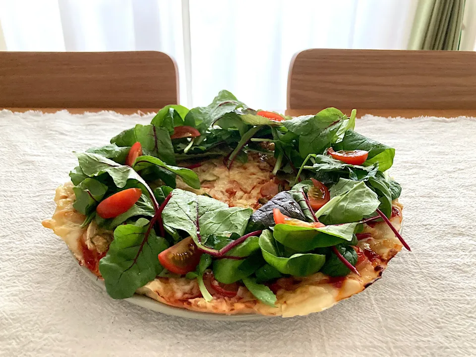 ＊2023クリスマス🎄＊リースサラダピザ🍕🥗＊|＊抹茶＊さん