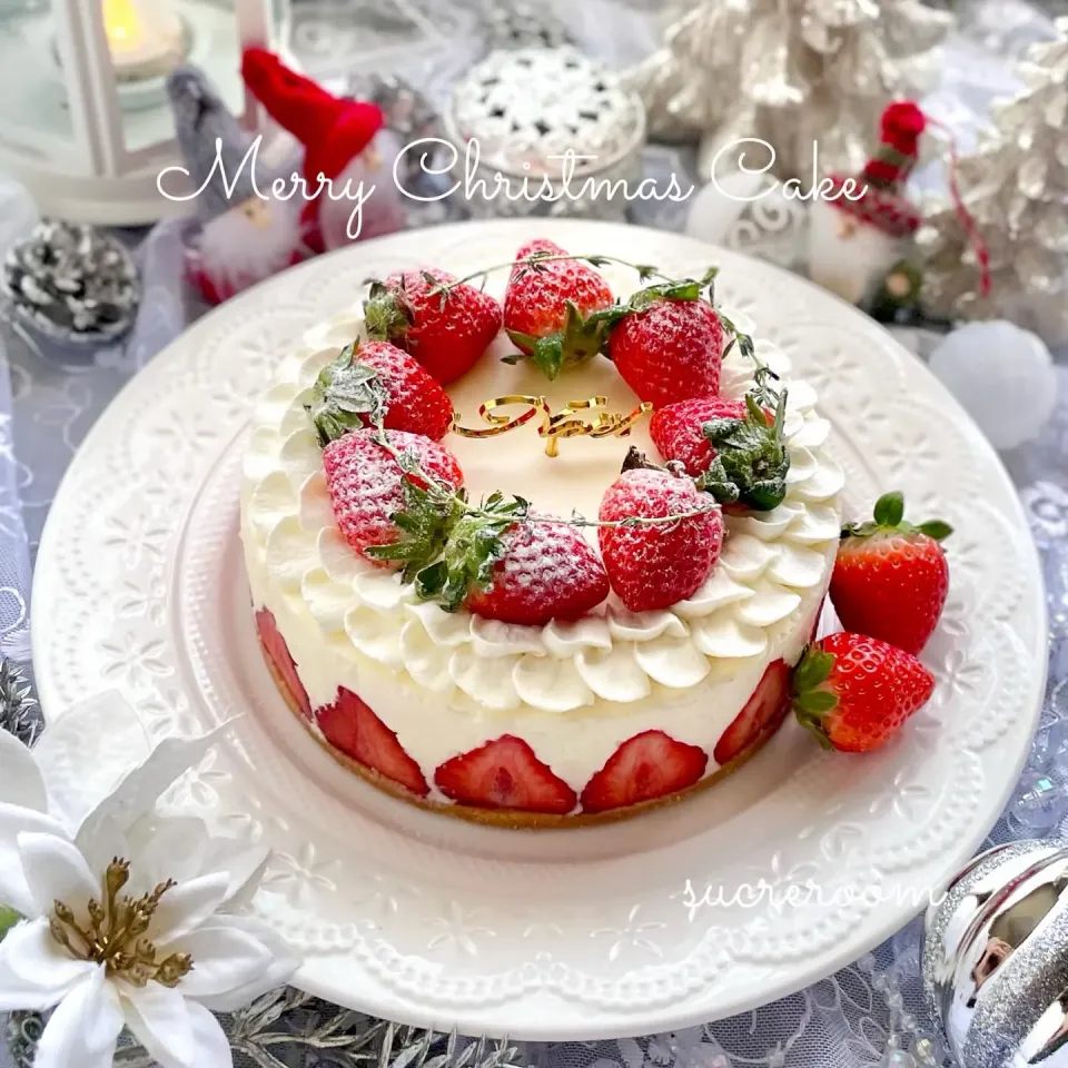 苺のレアチーズムース🍓✨
🎄.*𝑀𝑒𝑟𝑟𝑦 𝐶ℎ𝑟𝑖𝑠𝑡𝑚𝑎𝑠‪𓂃 𓈒𓏸︎💕︎💕|sucreroomさん