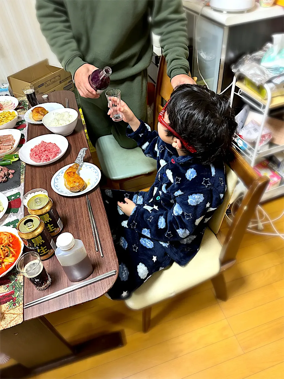 ぶどうジュースで乾杯🥂|モグちゃんさん