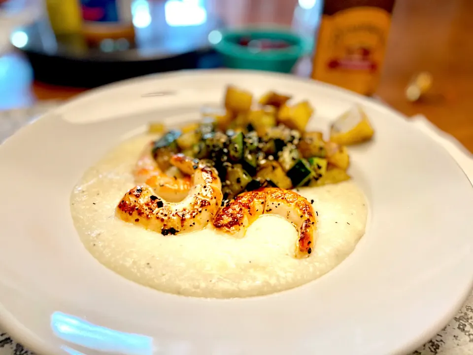 Vegan “Shrimp” and Grits|Tony Stewartさん