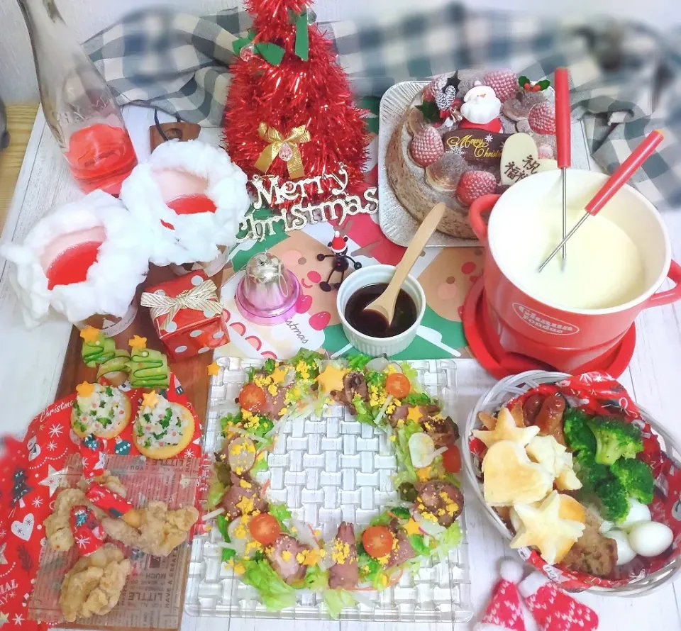 Snapdishの料理写真:今年のChristmas dinner•*¨*•.¸¸☆*･ﾟ|naomile◡̈⃝︎⋆︎*さん