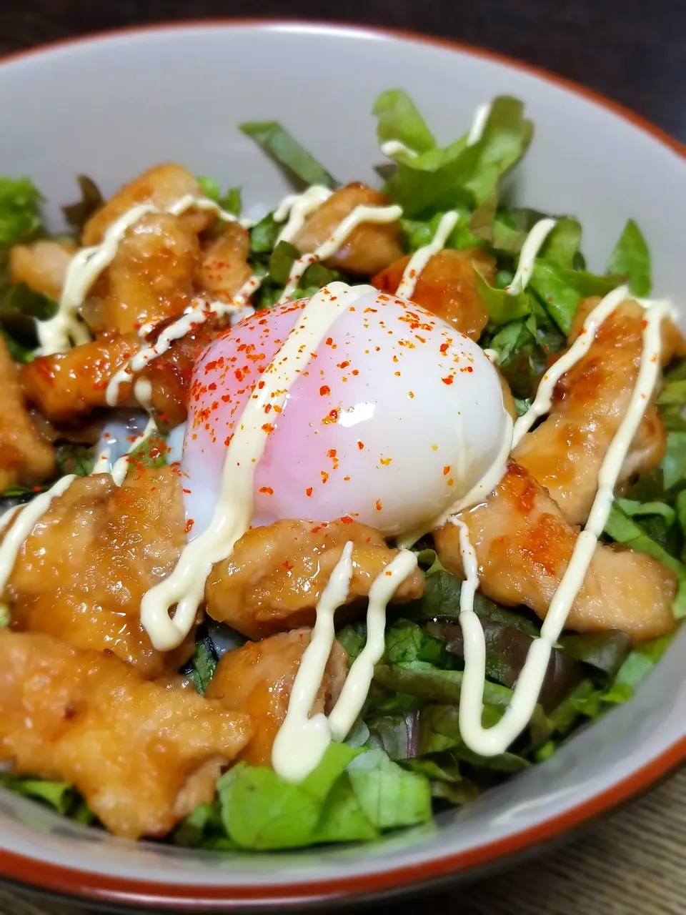 照焼きチキン丼|ぱんだのままんさん