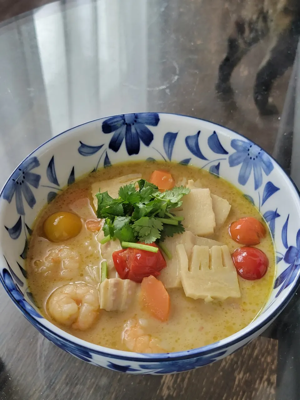 グリーンカレーにゅうめん|あんさん