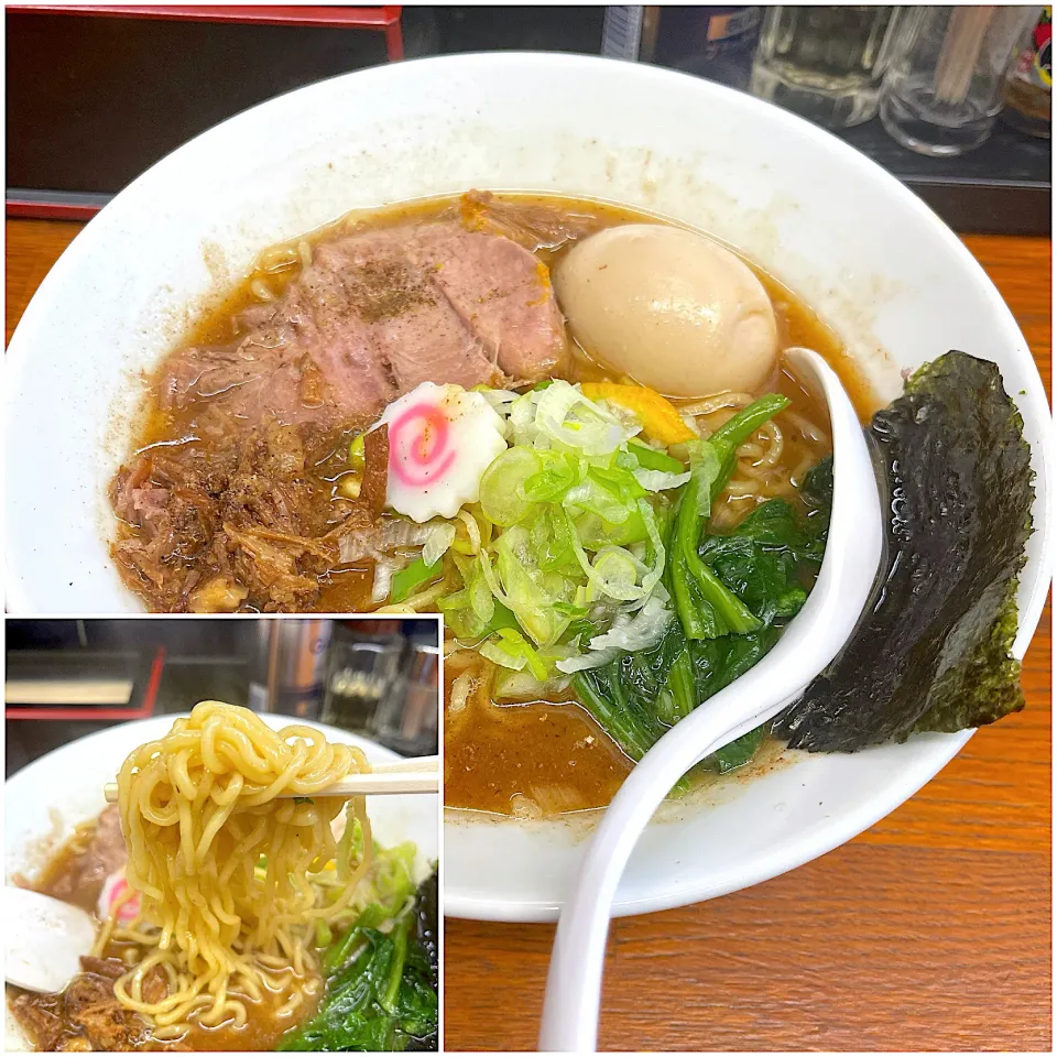 醤油ラーメン＋味玉@東神田らーめん3(門前仲町)|塩豚骨さん