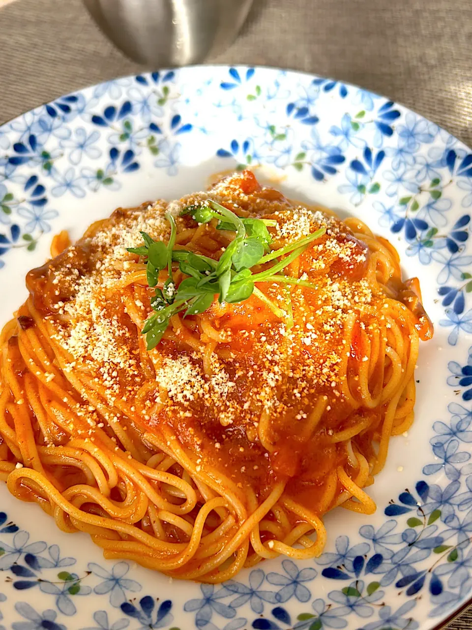 ミートソースパスタ🍝|🍒ふみりん🍒さん