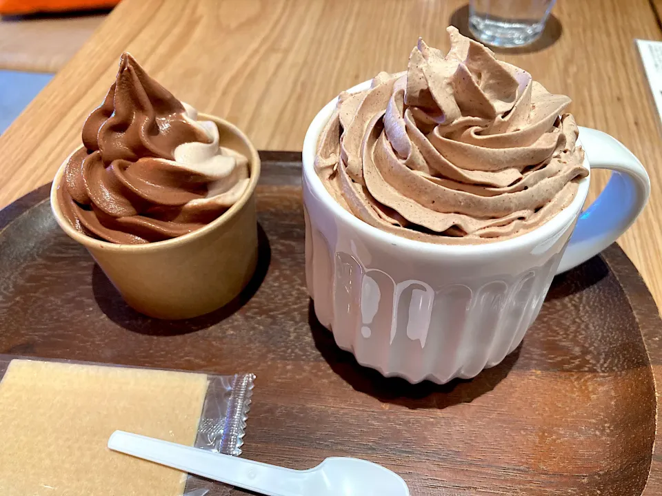 HOTEL Chocolat ソフトクリームミックス、ドリンクショコラ　ロンドン|よだみなさん