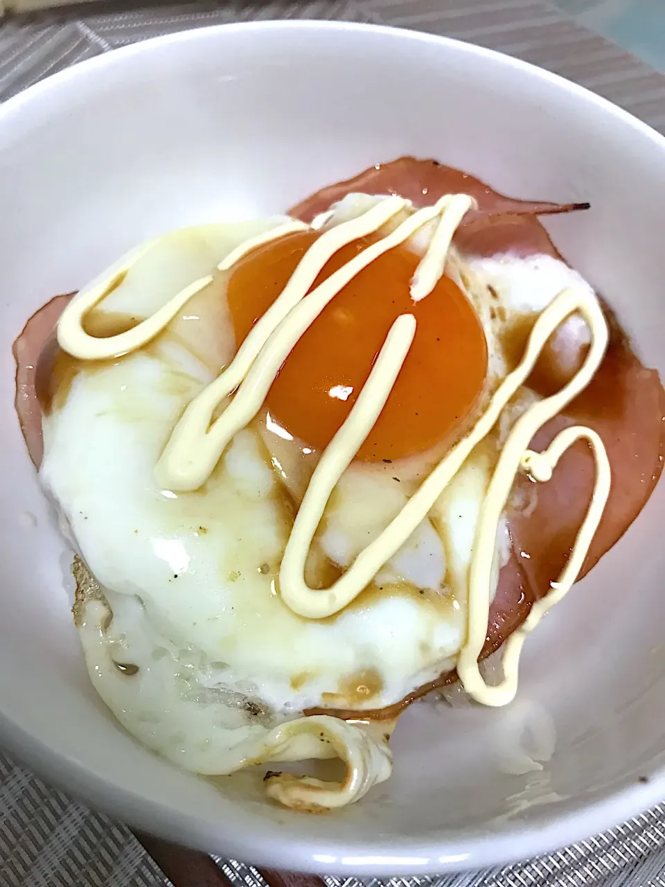 ハムエッグ丼！|こちさん