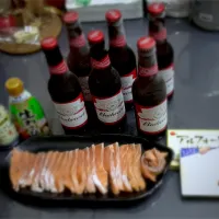 Salmon sashimi|aiko takagiさん