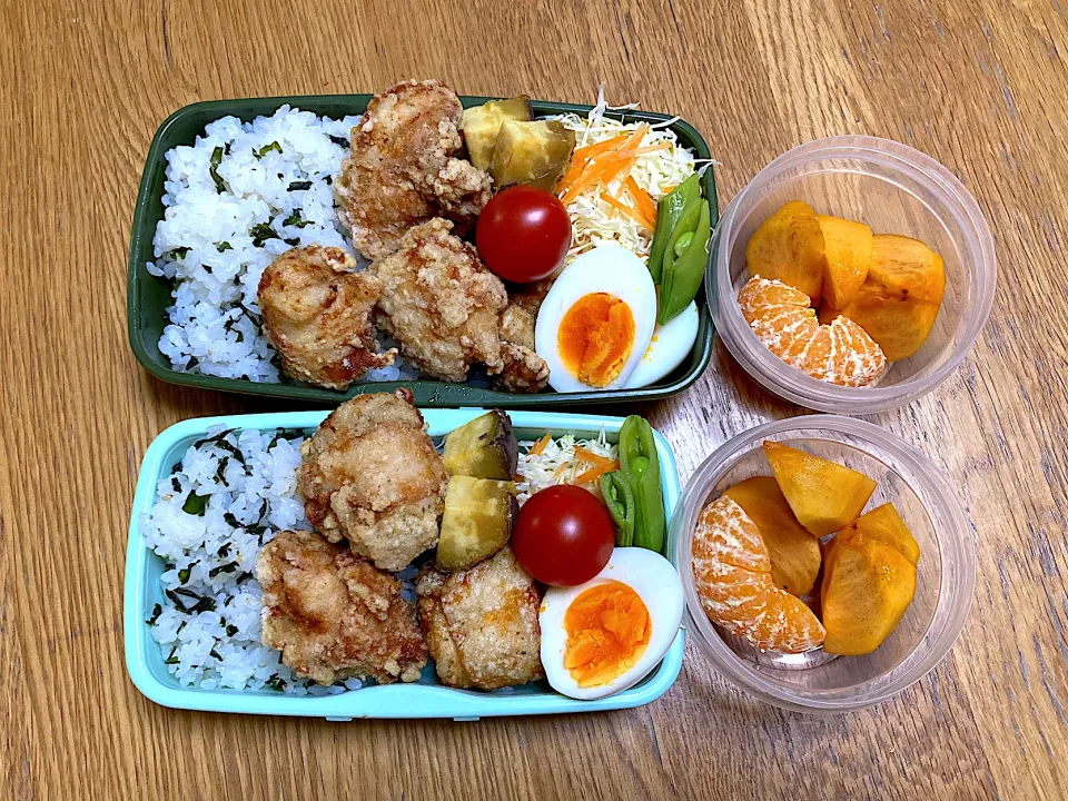 Snapdishの料理写真:12/28鶏から揚げ弁当|ゆさん