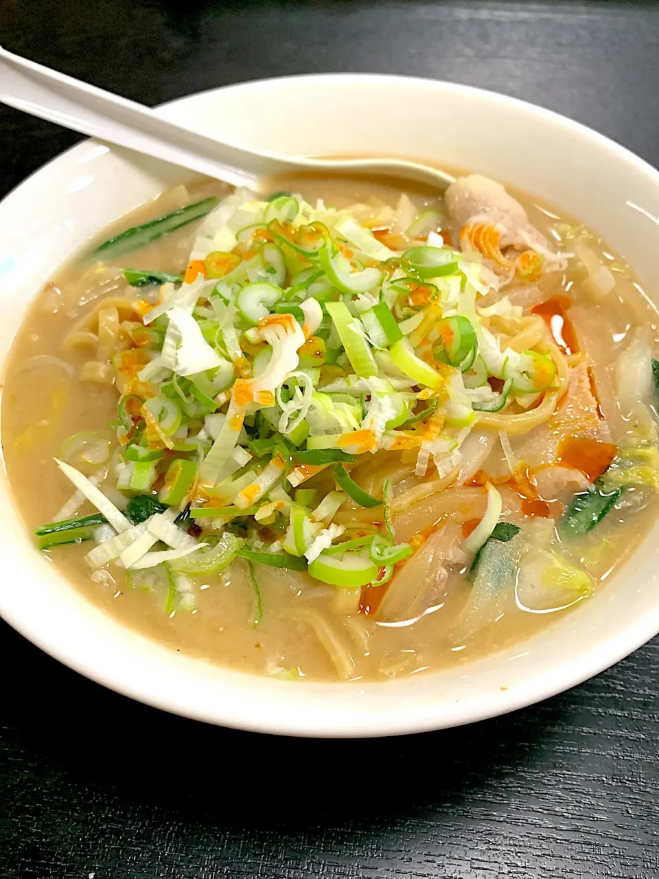 体温まる　酒粕ラーメン|ひだまりのムッシュさん