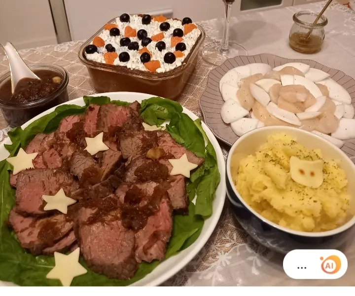 Snapdishの料理写真:クリスマスディナー|紫香さん