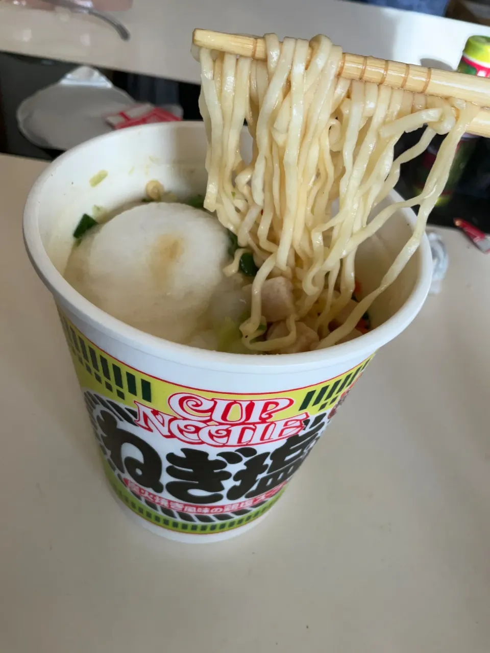 Snapdishの料理写真:餅入りネギ塩ラーメン|Takeshi  Nagakiさん