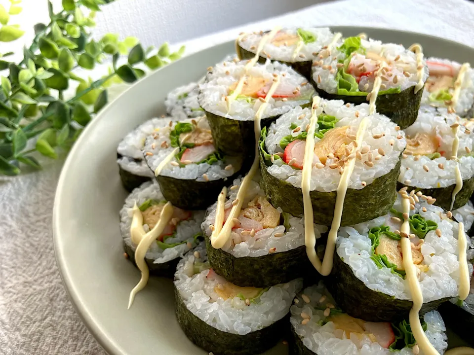 ＊柚子風味のサラダ巻き🥗🍊＊|＊抹茶＊さん