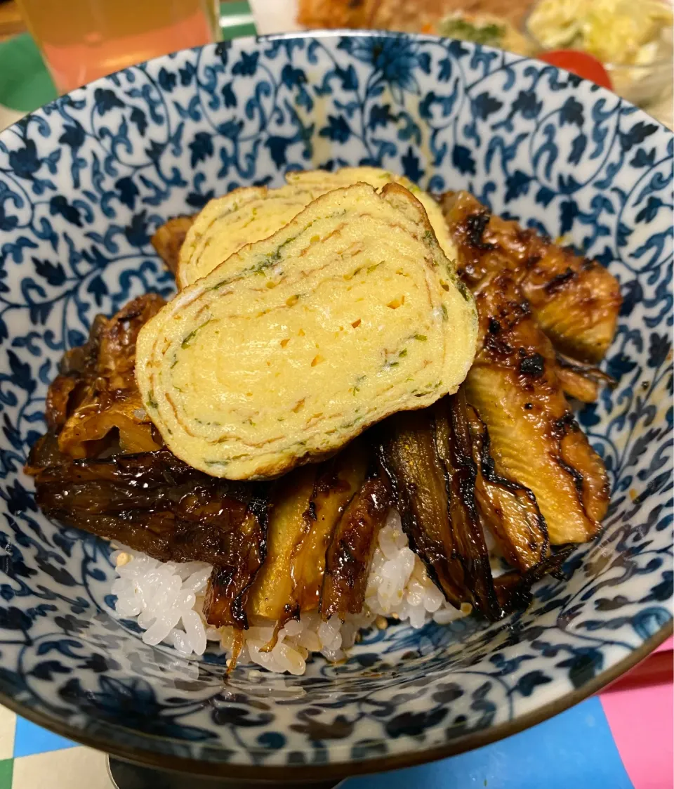 穴玉丼|うさぎぱんさん