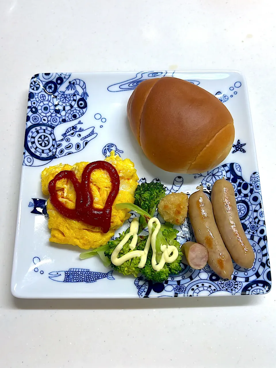 Snapdishの料理写真:朝ごはん|しいたけ茶さん