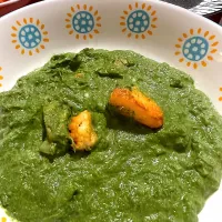 Snapdishの料理写真:Palak Paneer / ほうれん草のカレー|Sayaka Jinsenji Huletteさん