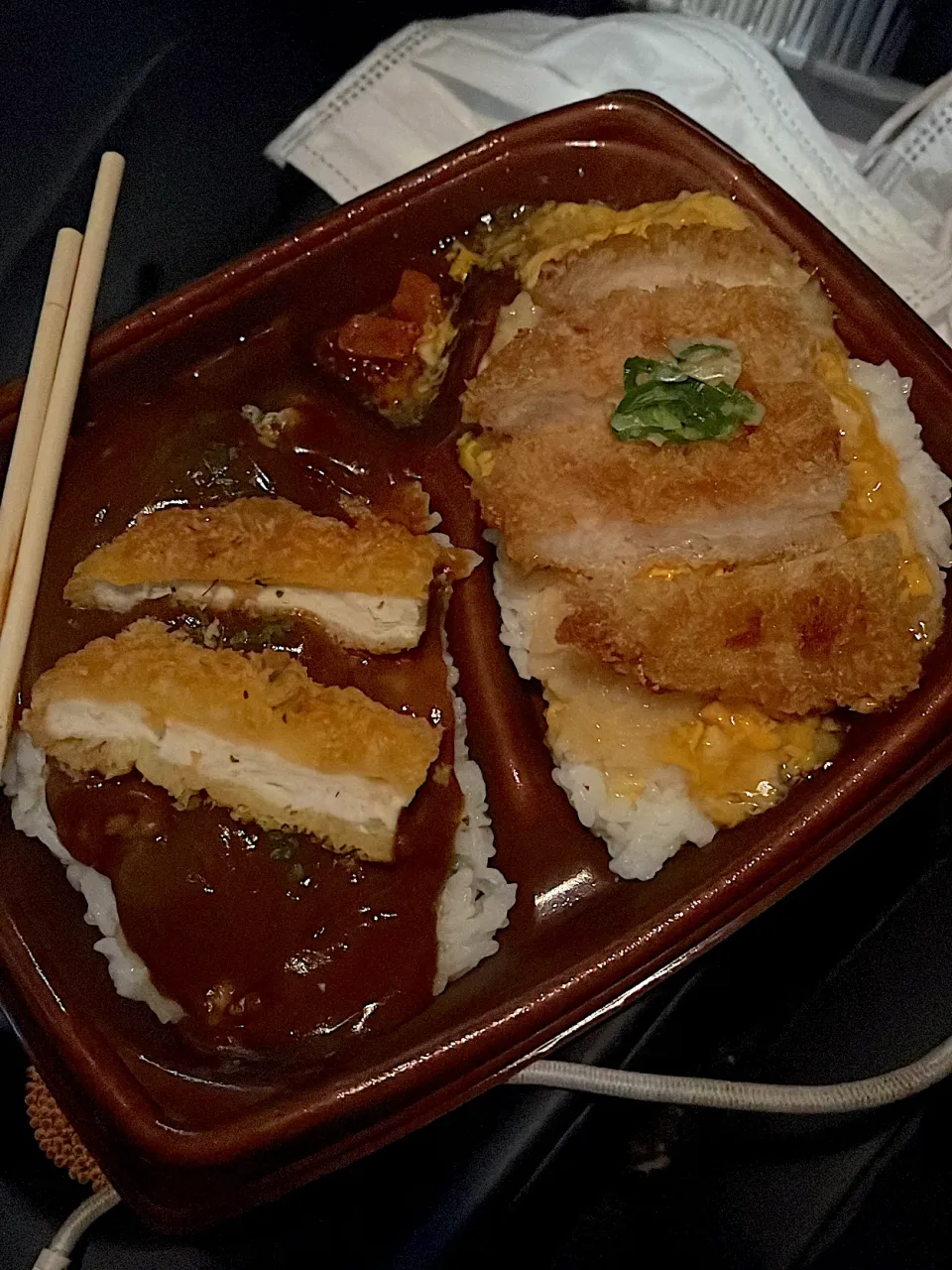 Snapdishの料理写真:カツカレー&カツ丼♫wwwww|Yoshihiro Andoさん