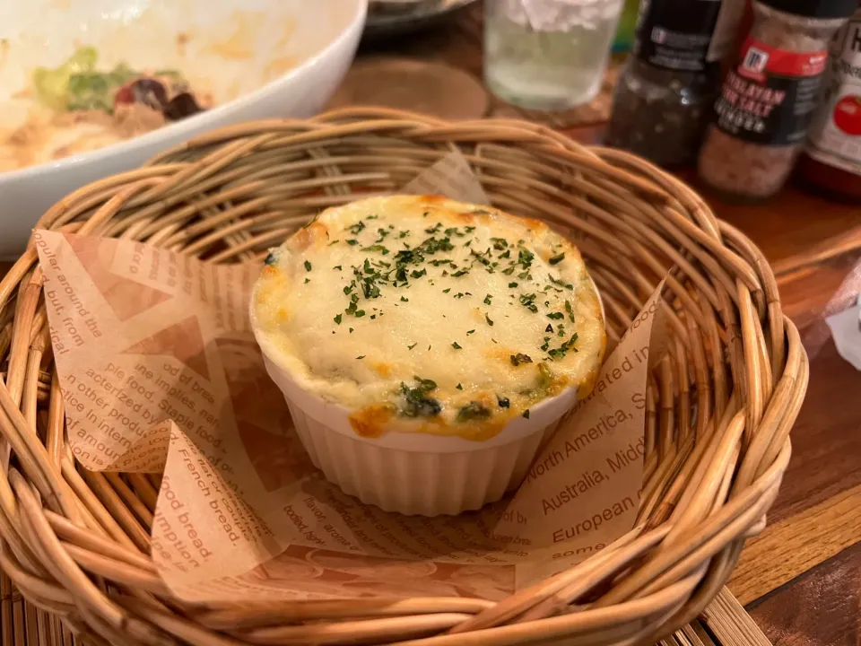 Spinach Gratin|Yoku kuu kyaku daさん