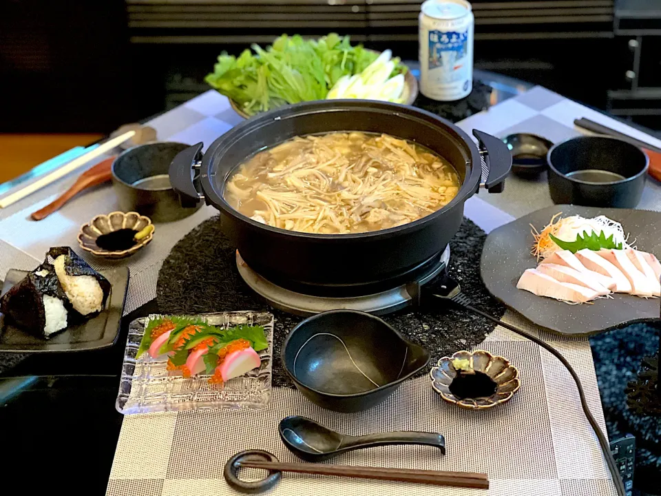 今年最後の晩酌ごはん🍲🍻|yokoさん