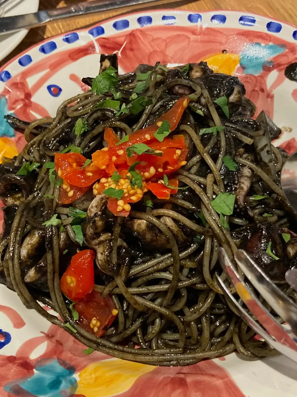 イカスミのパスタ🍝🦑|Kojiさん