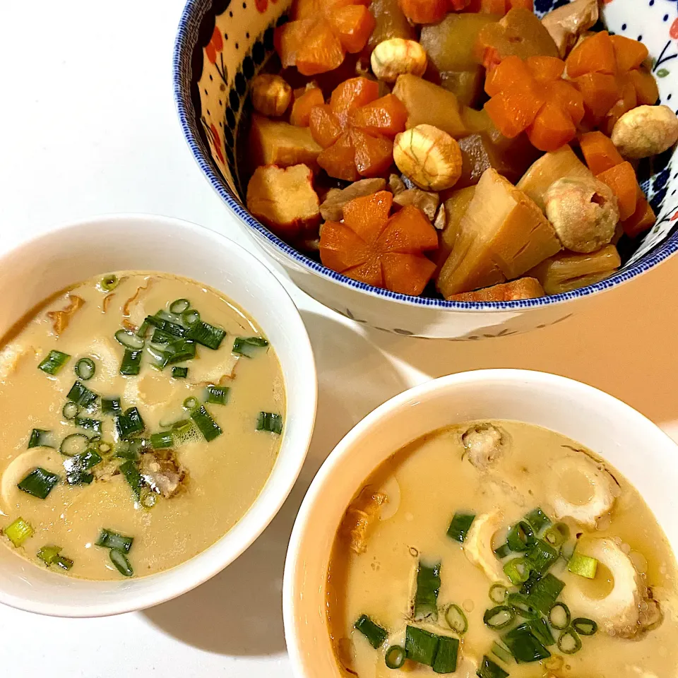 うま煮＆うま煮出汁茶碗蒸し|ららさん