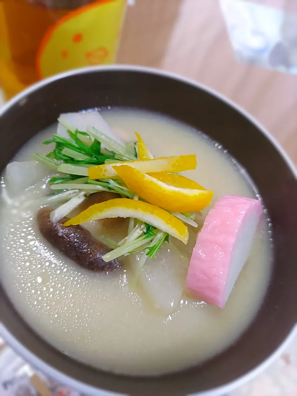 本日の雑煮～白味噌雑煮～|みやこさん