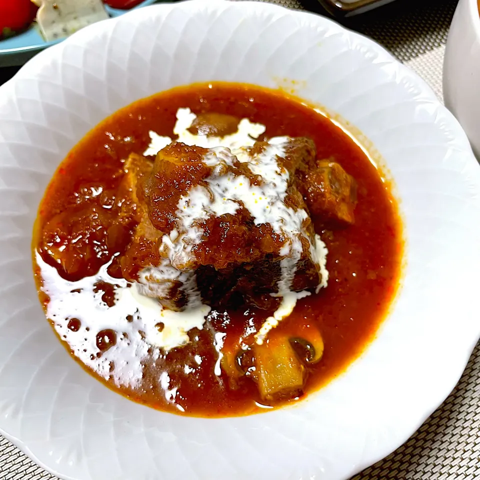 豚肩ロースの赤ワイン煮|ひだまり農園さん