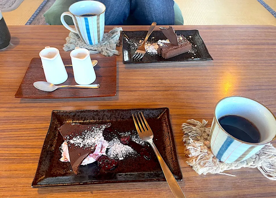 Snapdishの料理写真:いつかのカフェランチ☕️デザート|ゆっこっこさん